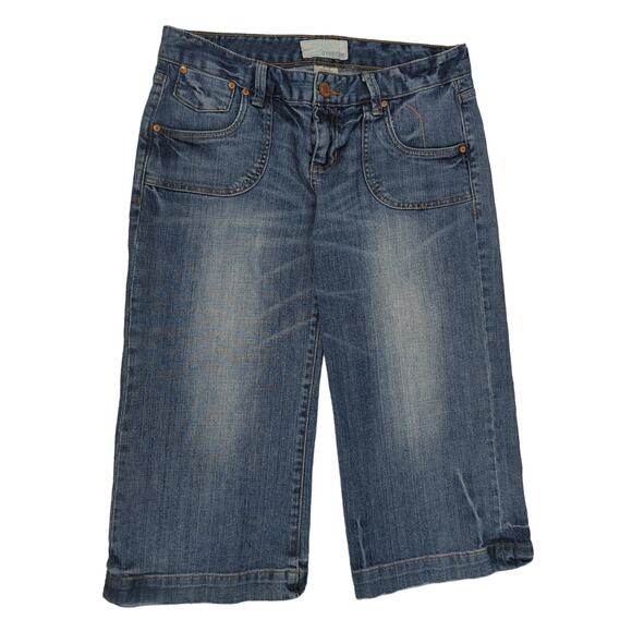 EUC Maurices blue Jeans Cotton Blend Low Rise Womens Size 9 Acid Wash Pockets - Picture 3 of 10